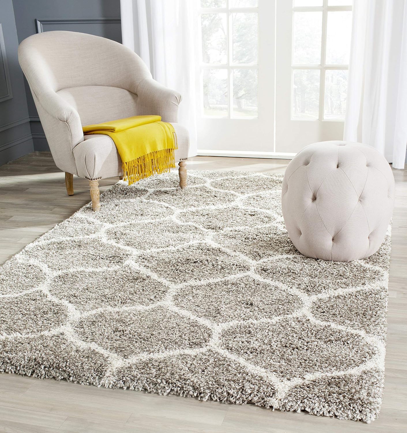 Buy DREAM RUGS Ultra Soft Handwoven Moroccon Shag Carpets AntiSkid, 2