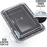 Igluu Meal Prep Containers Reusable 30 Pack 828ml Lids Microwave Safe view 4