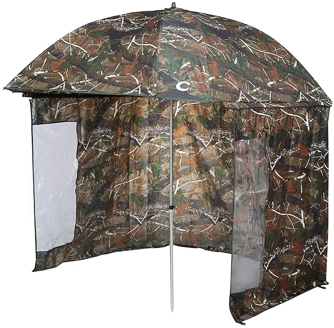 VTK Fishing Angelschirmzelt Camo 250, Oxford, Aluminium, hochwertig