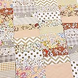 42Pcs 9.8" x 9.8"(25 * 25CM) 21 Colors Cotton
