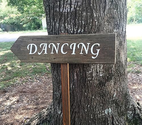 Amazon Com Dancing Sign Wedding Signs For Reception Rustic