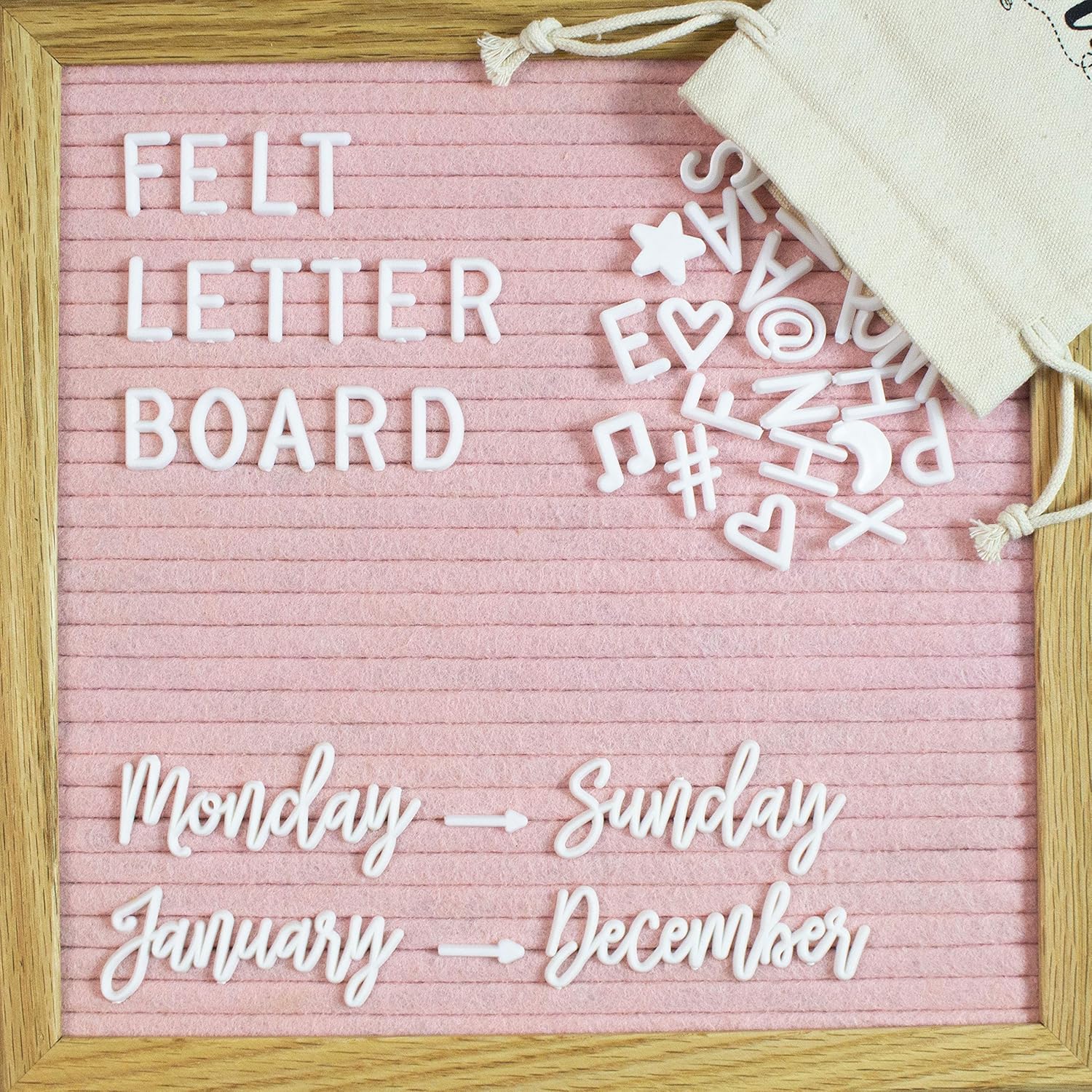 Wall Mount Ready 10x10 Wooden Black Boards Come With Oak Stand And 340 Changeable Letters For Home And Office Wood Felt Letter Board Numbers Bag Free Plastic Letters Symbols Changeable