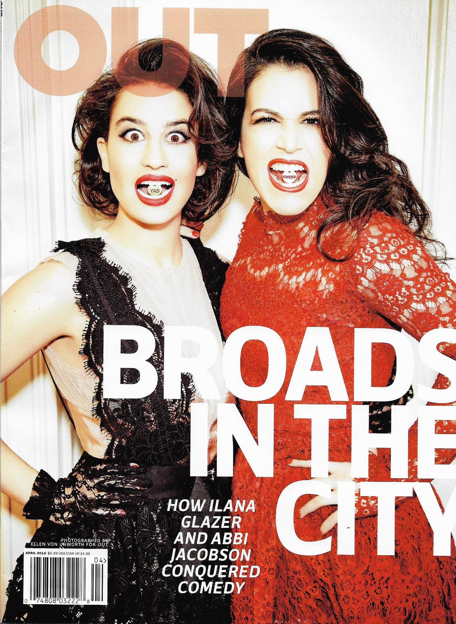 Ilana Glazer Abbi Jacobson Broad City L Robert Mapplethorpe L Scotty Bowers Out Magazine Aaron Hicklin Aaron Hicklin Amazon Com Books