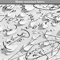 Lunarable Geometric Fabric by The Yard, Mixed Math