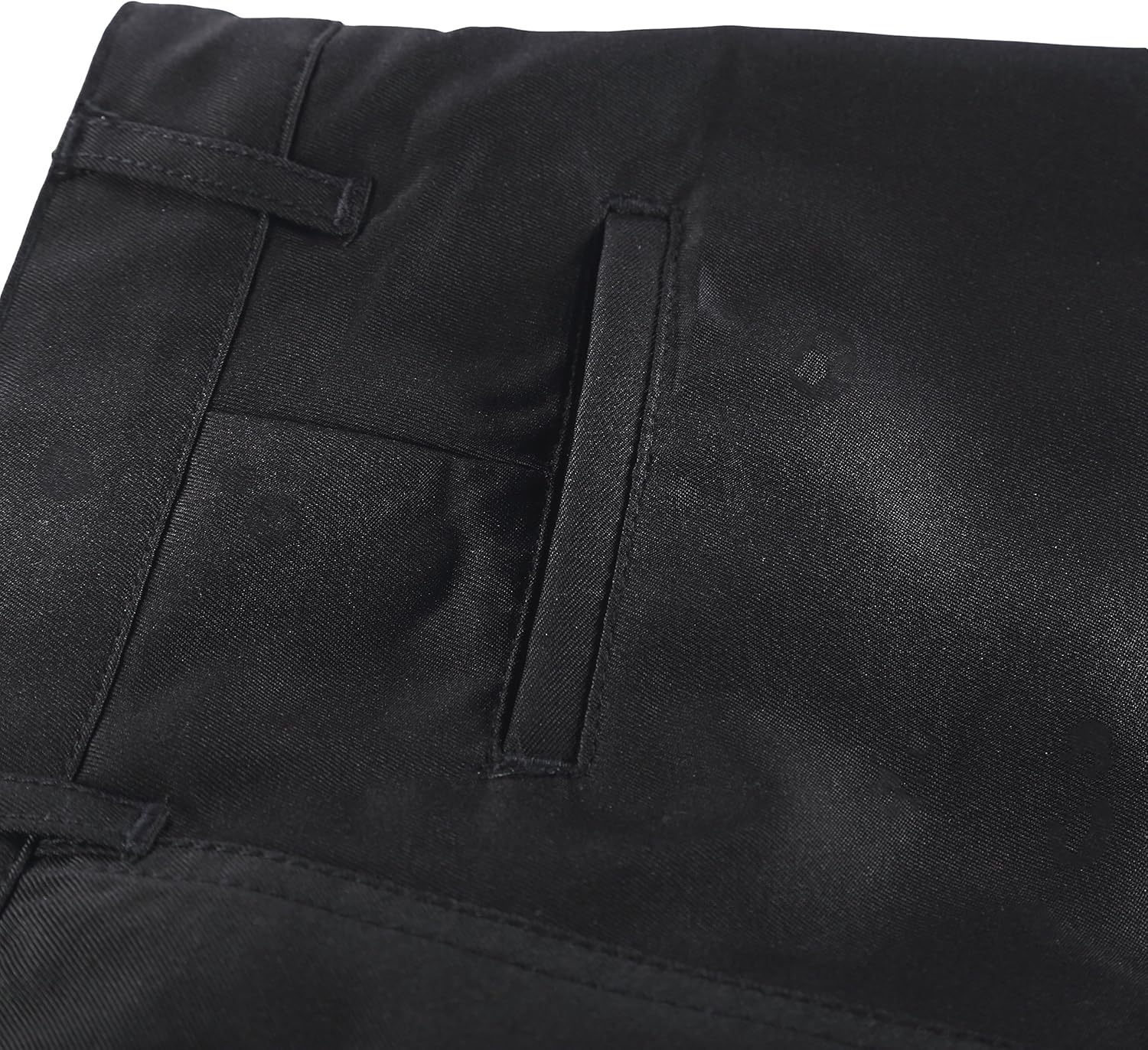 Bienzoe Boy's School Uniforms Stretchy Polyester Adjust Waist Dress Pants: Clothing