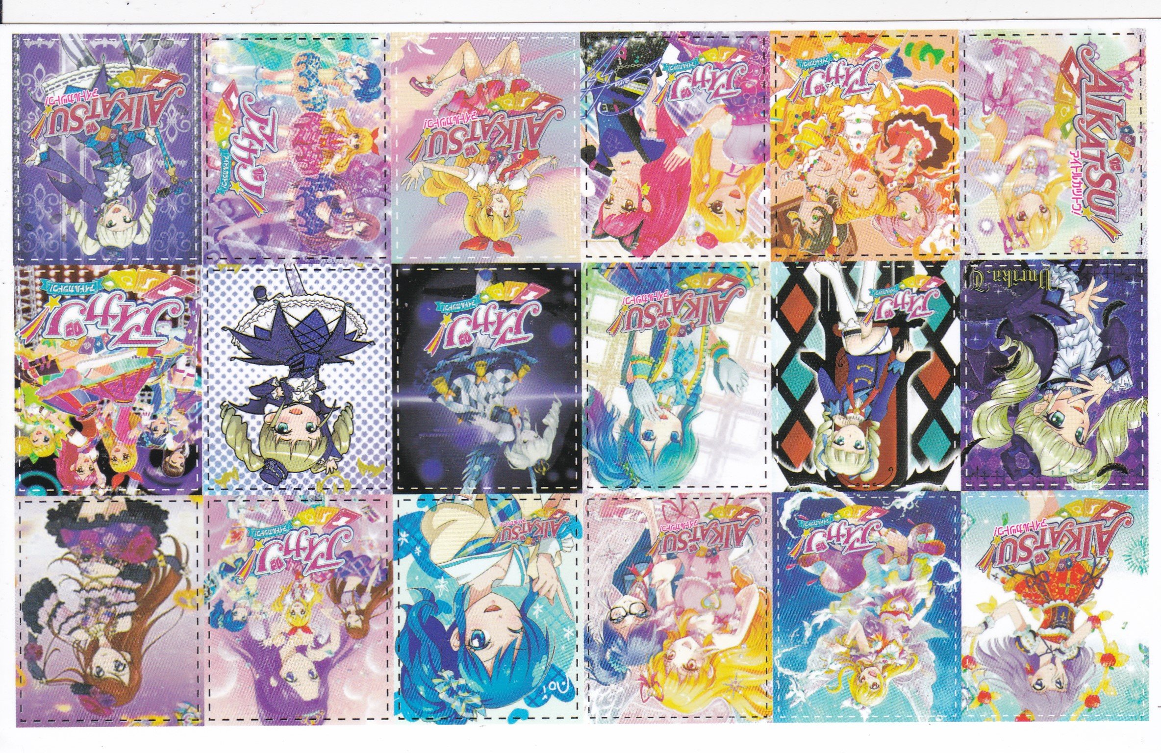 Buy [SHEET STICKER 035] MAGICAL TOY AIKATSU! JAPANESE CARTOON GAME  ANIMATION COMIC & MOVIE Graffiti Bomb SELF-CUTTING Decal 5.25"x8.5" Online  at desertcartGuyana