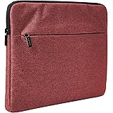 Amazon Basics Laptop Sleeve with Front Pocket, 15", Maroon