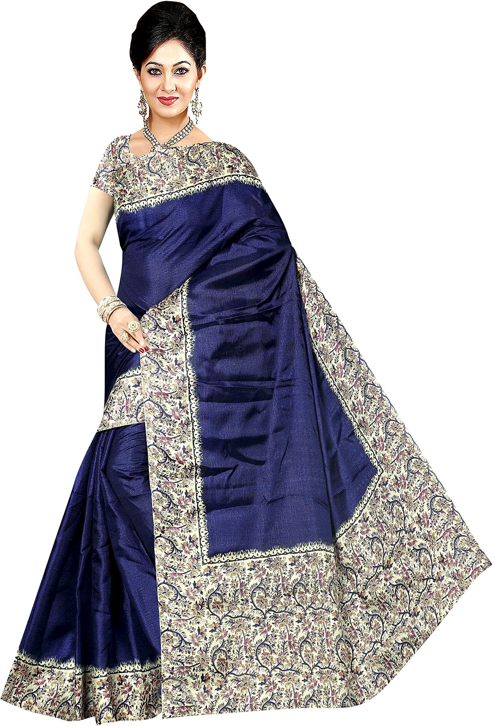 Winza Designer Women's Cotton Silk Saree with blouse