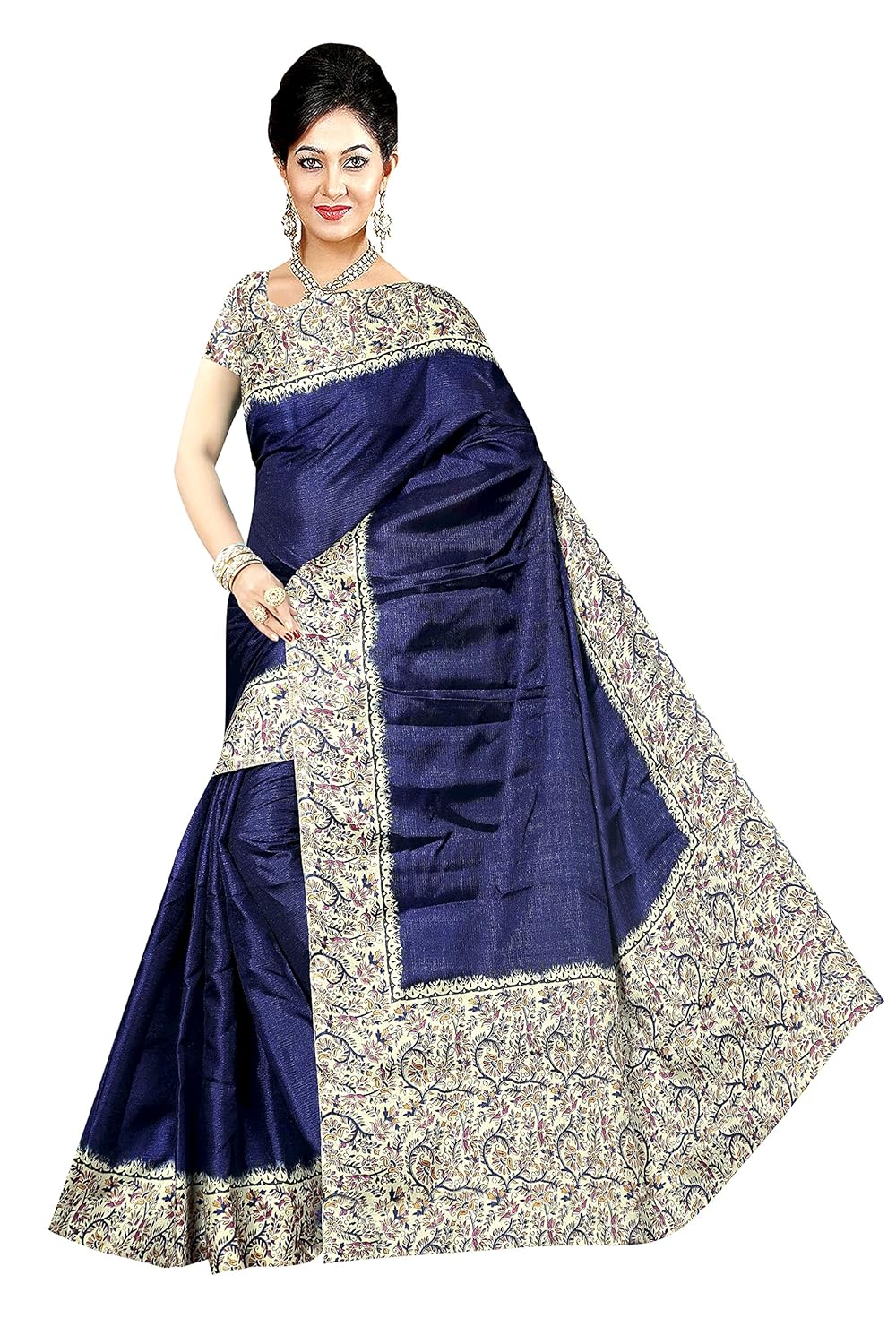 winza designer cotton saree with blouse piece