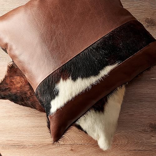 Amazon Com Capra Leather Cushion For Men 16 Black Outdoor Throw