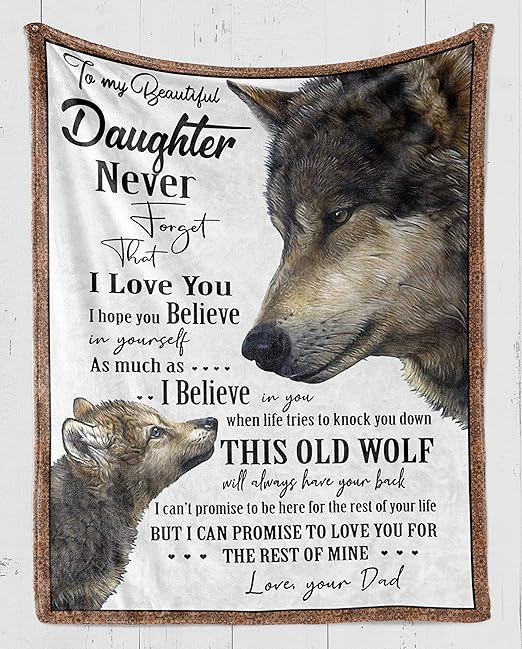 wolf baby blanket