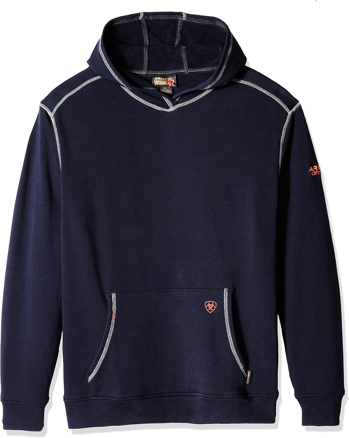 Ariat Men's Big and Tall Flame Resistant Polartec HoodieShirt: Clothing