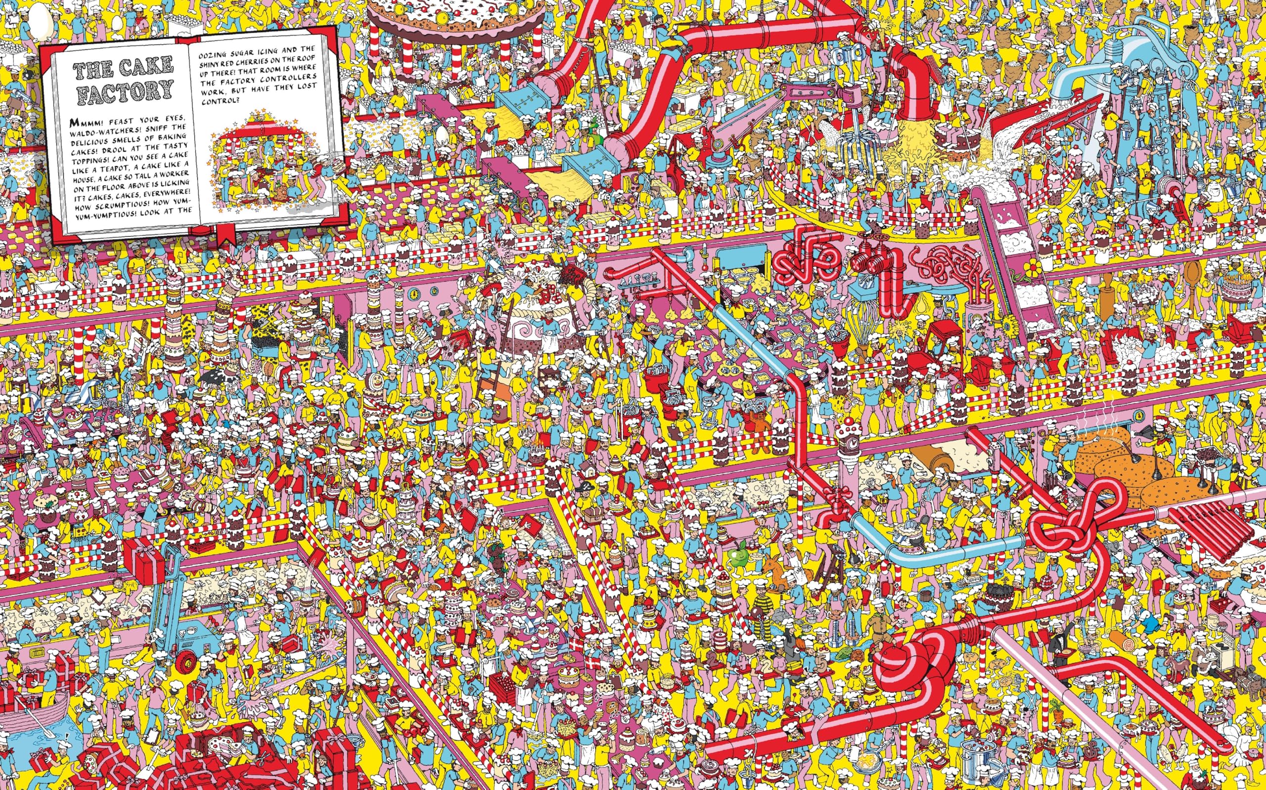 Where's Waldo? The Wonder Book: Deluxe Edition with New Searches and Collectible Poster (A Hidden Object Activity Book with Search & Find Puzzles and Spot-the-Difference Game)