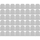 48 Pack Winter Beanies, Bulk Cold Weather Warm Knit Skull Caps, Mens Womens Unisex Hats