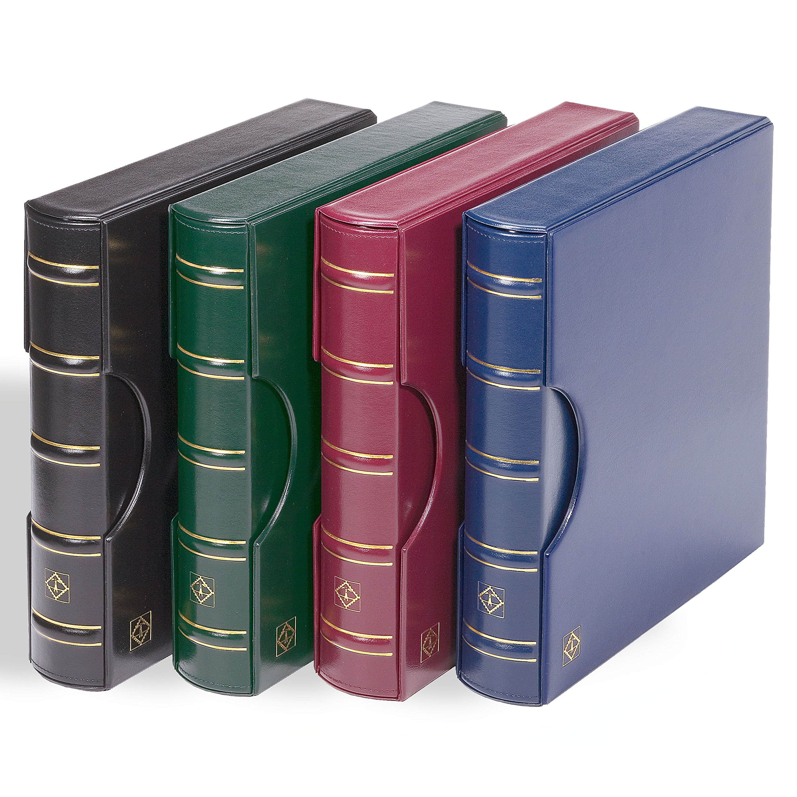 Leuchtturm 333439 Ring Binder Excellent - Classic design stamp album - incl. protective case - black