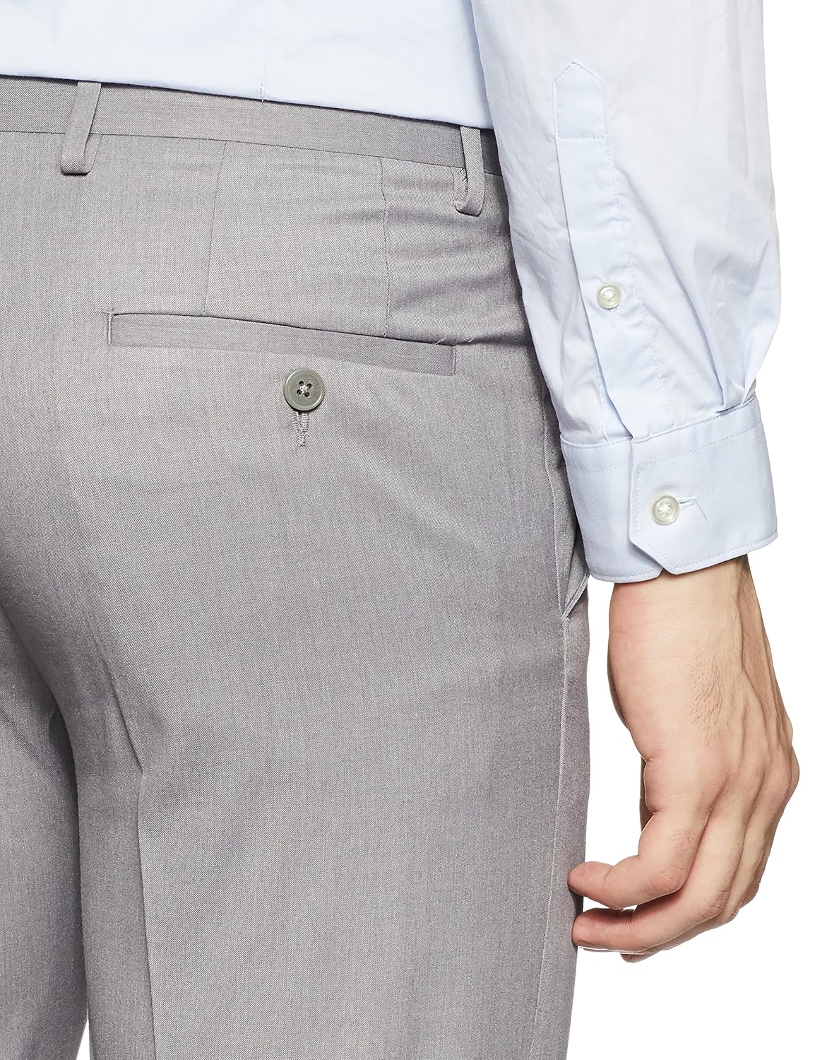 van heusen men's slim fit formal trousers