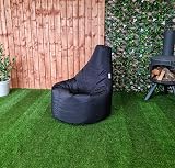 MaxiBean Black Bean Bag Chair - Weather Resistant Gaming & Lounge Chair view 9