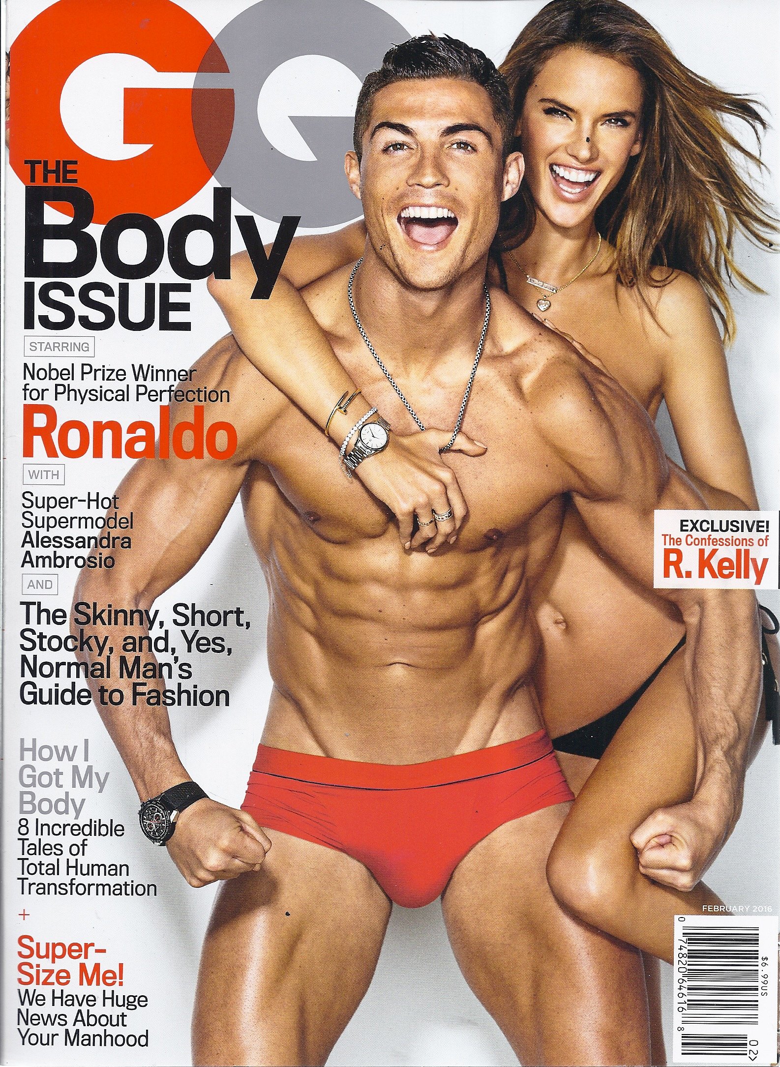 Gentlemen S Quarterly February 2016 Cover Cristiano Ronaldo Alessandra Ambrosio V Amazon Com Books La modelo alessandra ambrosio y el jugador de fútbol cristiano ronaldo son los protagonistas de la portada de febrero de la revista masculina gq. cristiano ronaldo alessandra ambrosio
