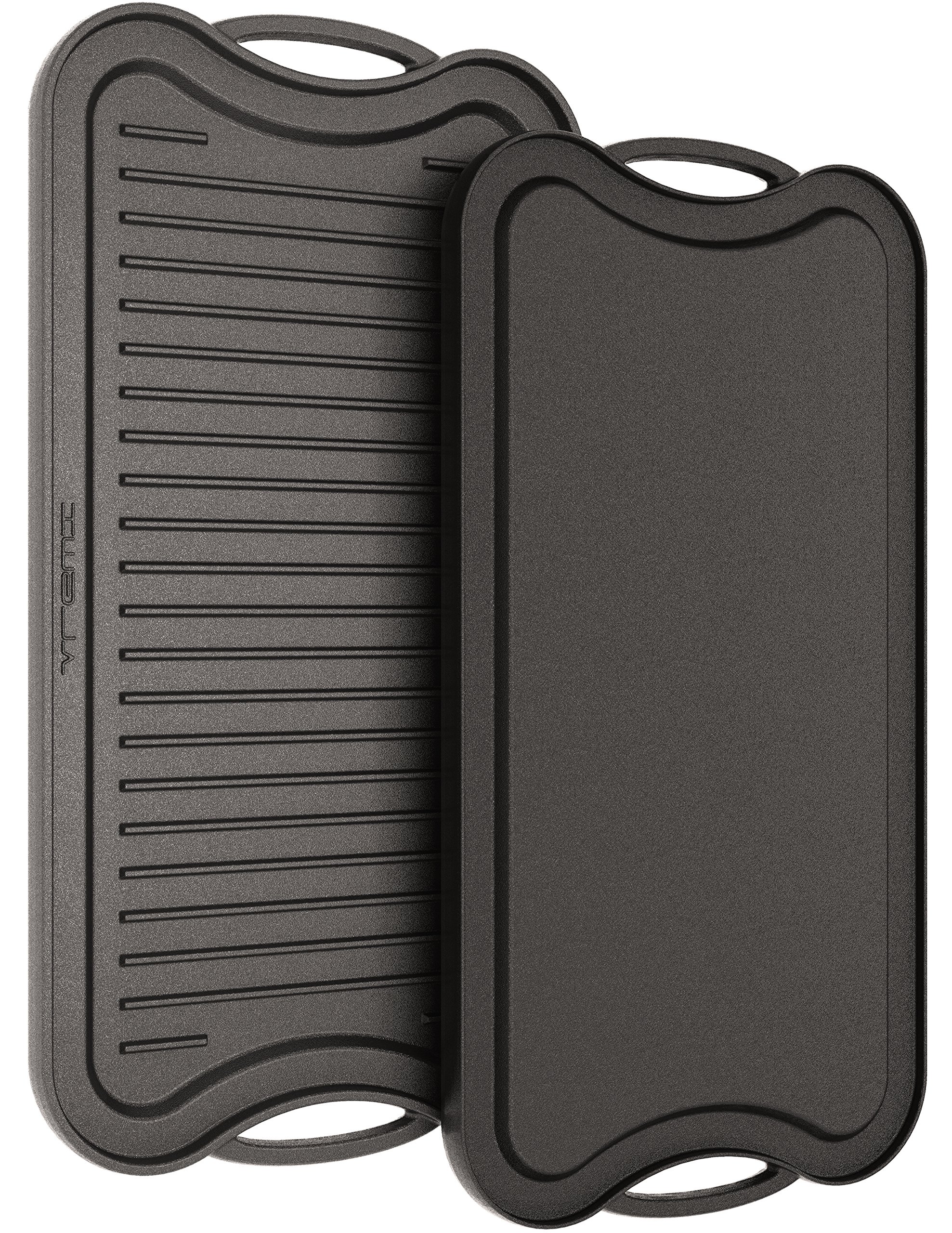 Vremi 20 inch Large Nonstick Cast Iron Griddle for Kitchen Stove Top