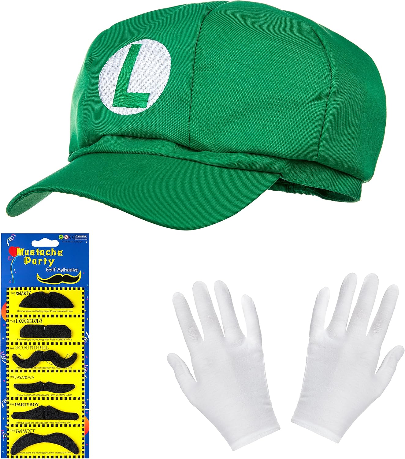 Pack Doble de Gorro de Super Mario + Gorro Luigi en Juego Completo ...