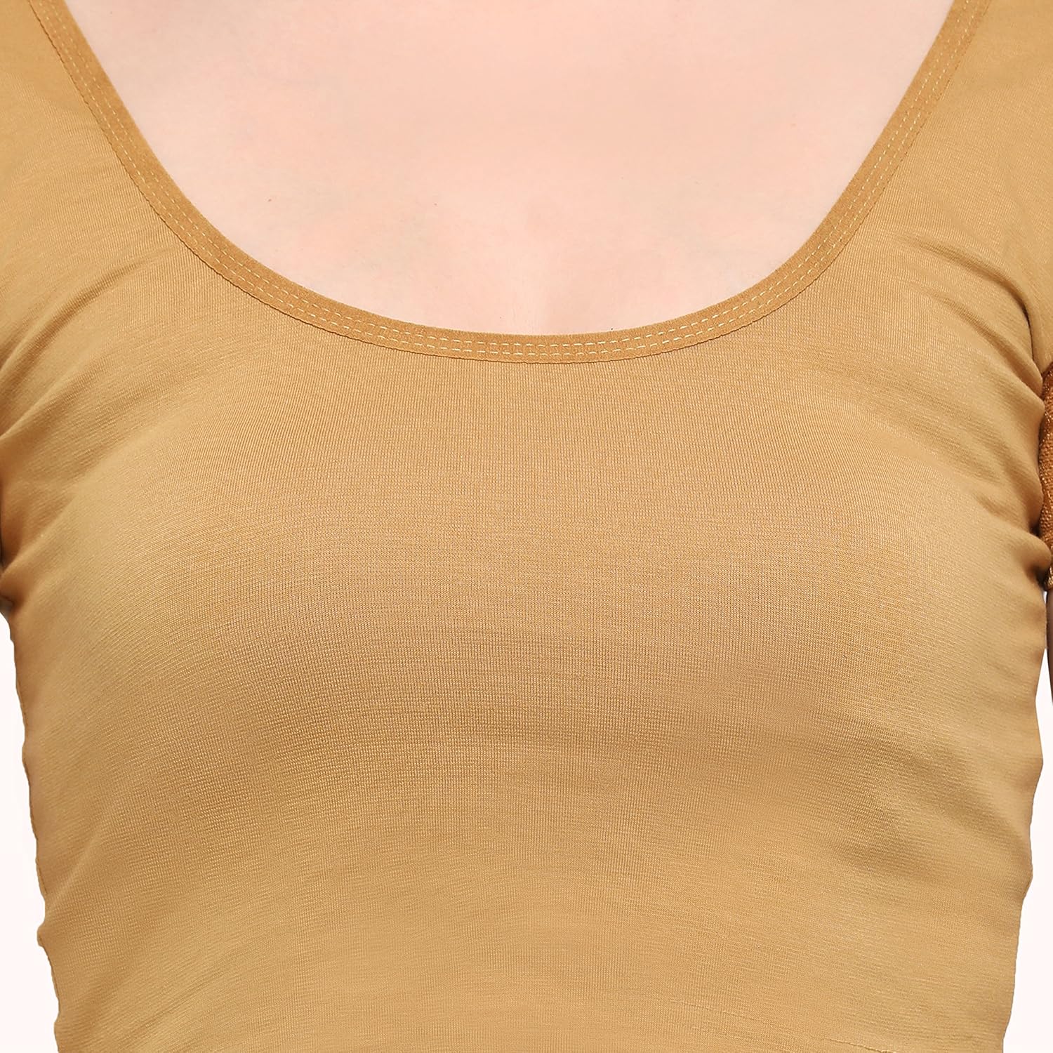 janasya women's cotton lycra stretchable readymade blouse