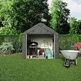 Garden Gear 6x6ft Heavy Duty Portable Shed Garage Galvanised Steel Waterproof view 2