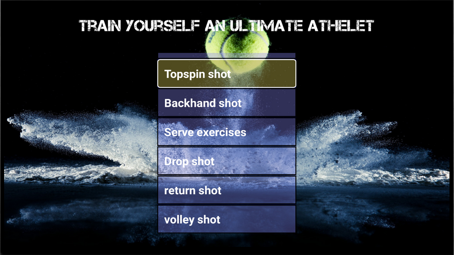 Tennis Trainer HD Videos
