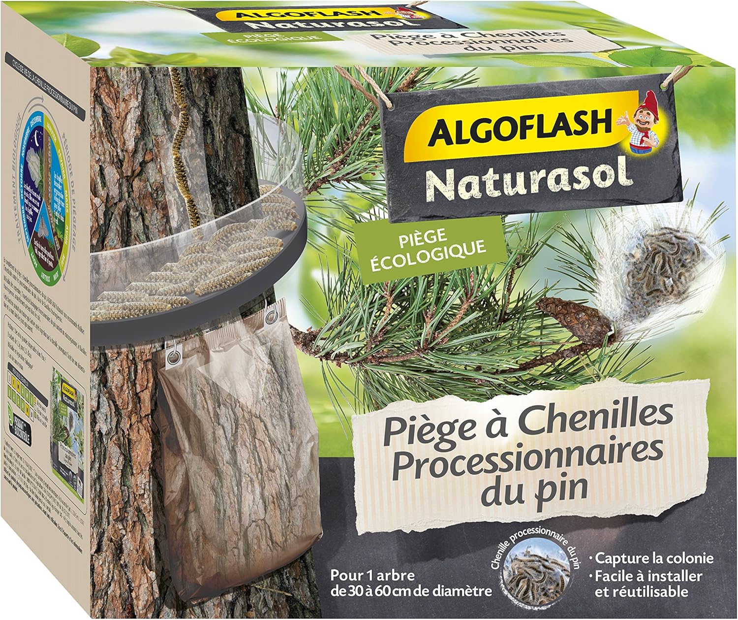 Algoflash Naturasol Piege A Chenilles Processionnaires Du Pin Fabrique En France 1 Piege Biopipin Amazon Fr Jardin