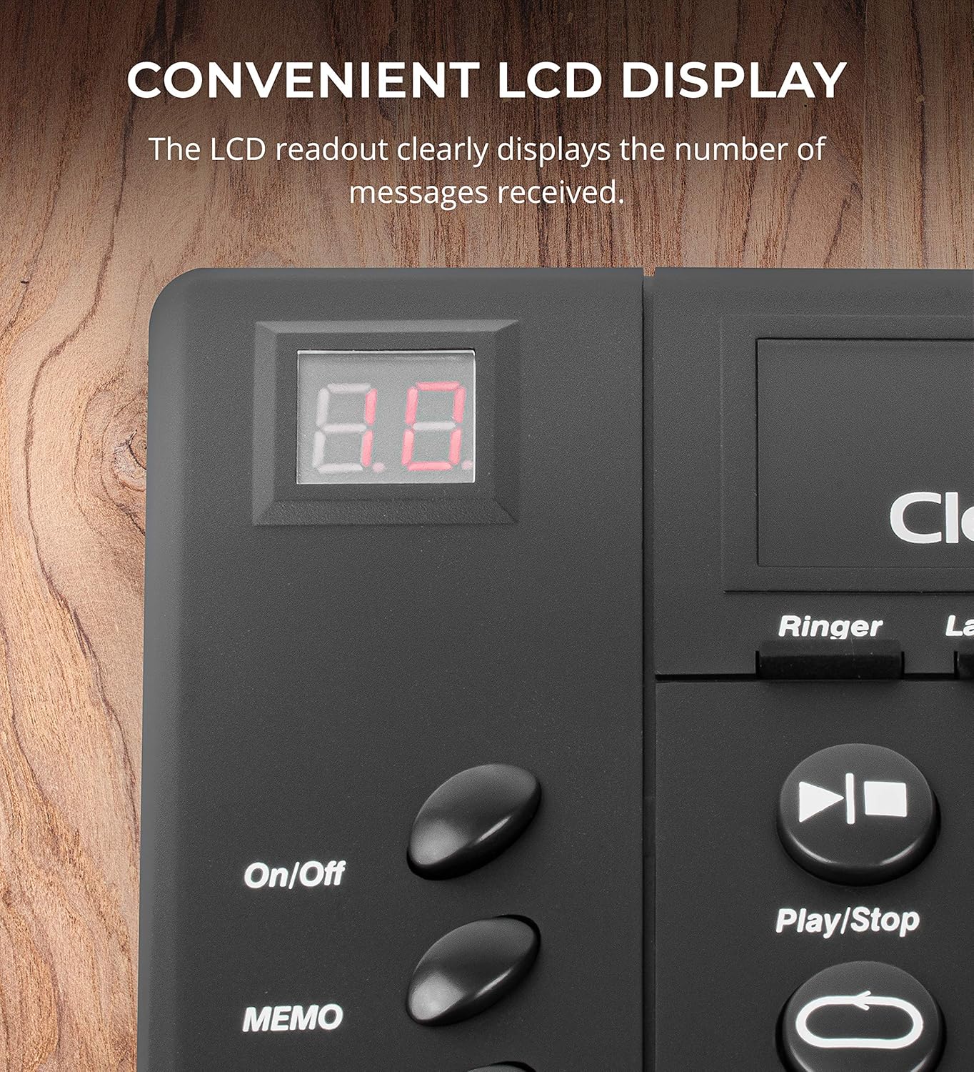 ClearSounds ANS3000 Amplified Answering Machine for Analog Telephones Landline with Up to 30dB Amplification : Health And Personal Care : Electronics