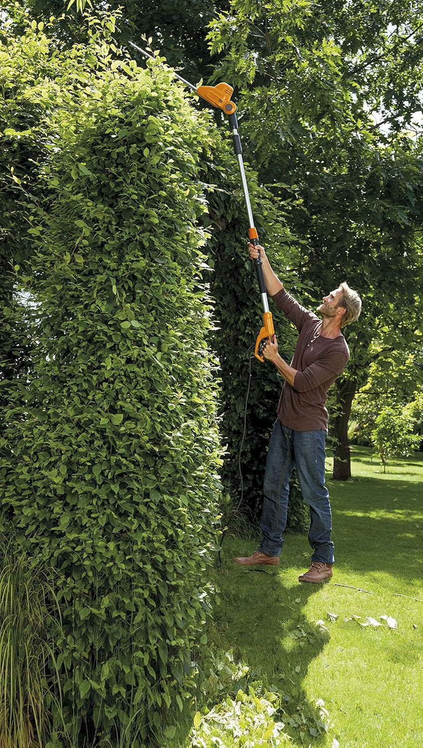 telescopic hedge trimmer cordless