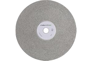 ChilternCasa 6 Inch Diamond Grinding Disc, Coated Flat Lap Disk Abrasive Wheel 1/2 Inch Arbor Hole Coarse Grit 80 for Polishing Lapping Granite Marble Gemstone, Rock, Glass,Tile,Tungsten