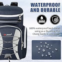 Gelindo 55L Ski Boot Bag Backpack: Large Ski Snow