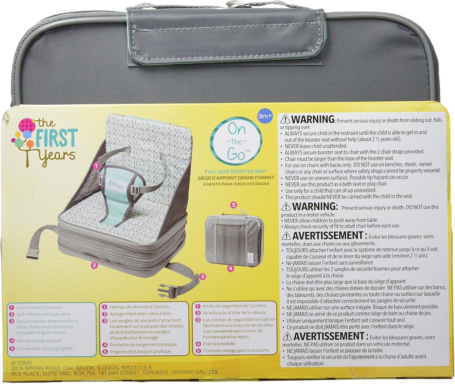 first years portable booster seat
