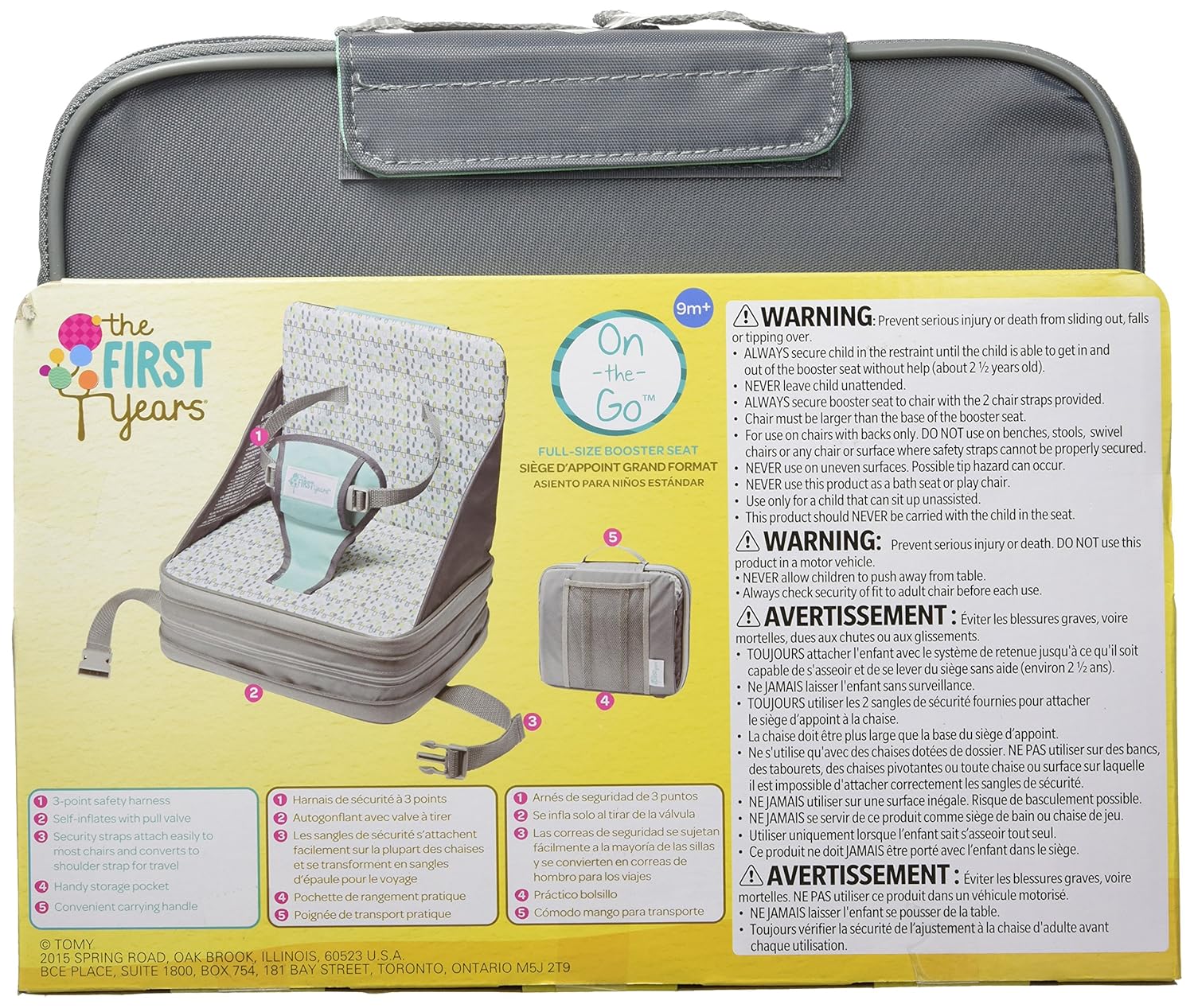 The First Years On-The-Go Booster Seat : Chair Booster Seats : Baby