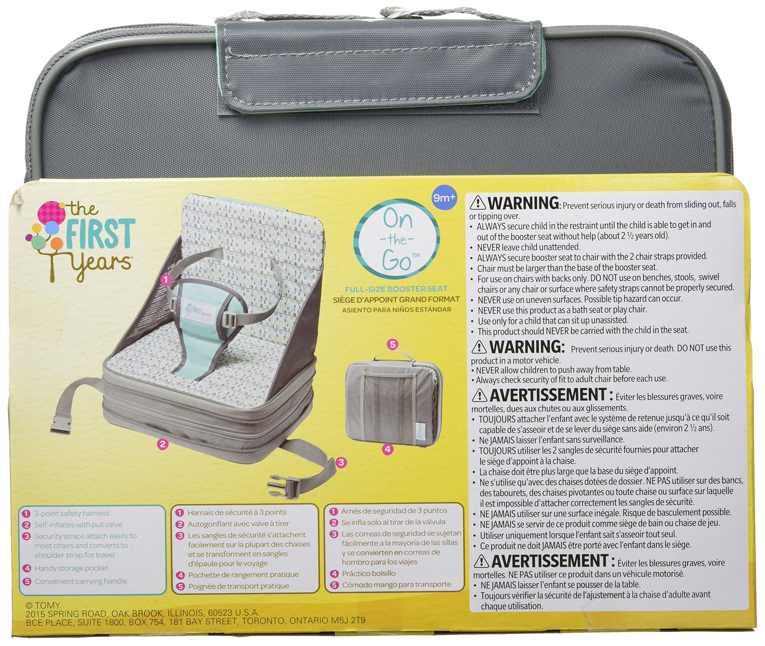 first years on the go booster seat