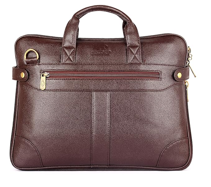 The Clownfish Royal Synthetic Leather Laptop Briefcase - | Laptop Bag | Messenger Bag with 365 Days Warranty