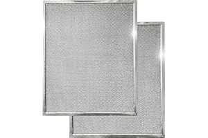 Amazinpure 707929 708929 WP707929 PS2076846 AP4089729 8310P002-60 AP6010662 707926 Compatible with Whirlpool Jenn Air Maytag Kitchen Range Hood Aluminum Grease Vent Filter 11-3/8 X 14 X 3/32