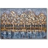 Amazon.com: Hand painted Muted Silhouette Wall Art, 39"SQUARE, CAROLYN