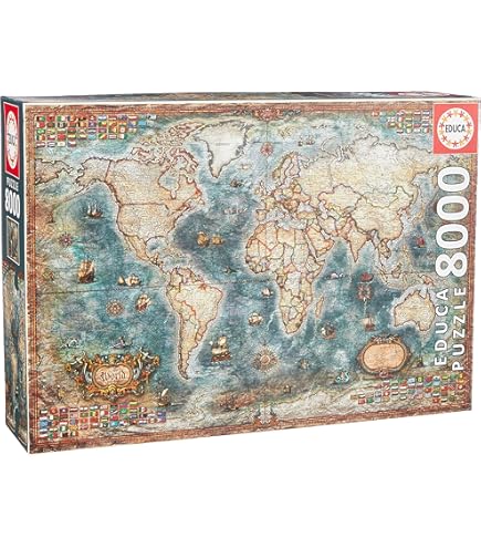 パズル8000ピース　EDUCA Amazon.com: Educa - 8000 Piece Puzzle for Adults | City of