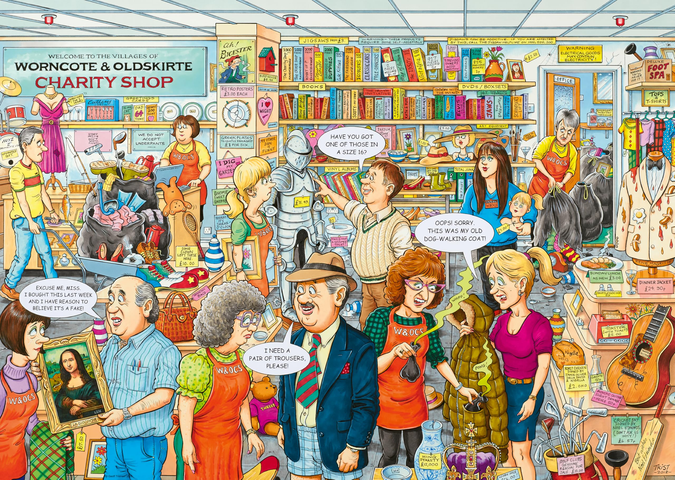 Ravensburger Best of British No.22 The Charity Shop 1000 Pieces Jigsaw Puzzle for Adults and Kids Age 14 Years Up