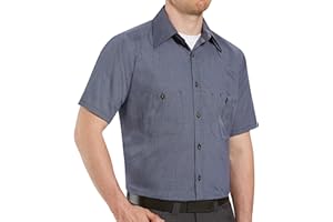 Red Kap Men's Performance Tech 2 Piece Lined Collar Shirt