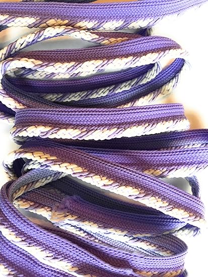 Amazon Com Lip Cording Multi Color White Lavender Twisted Cord