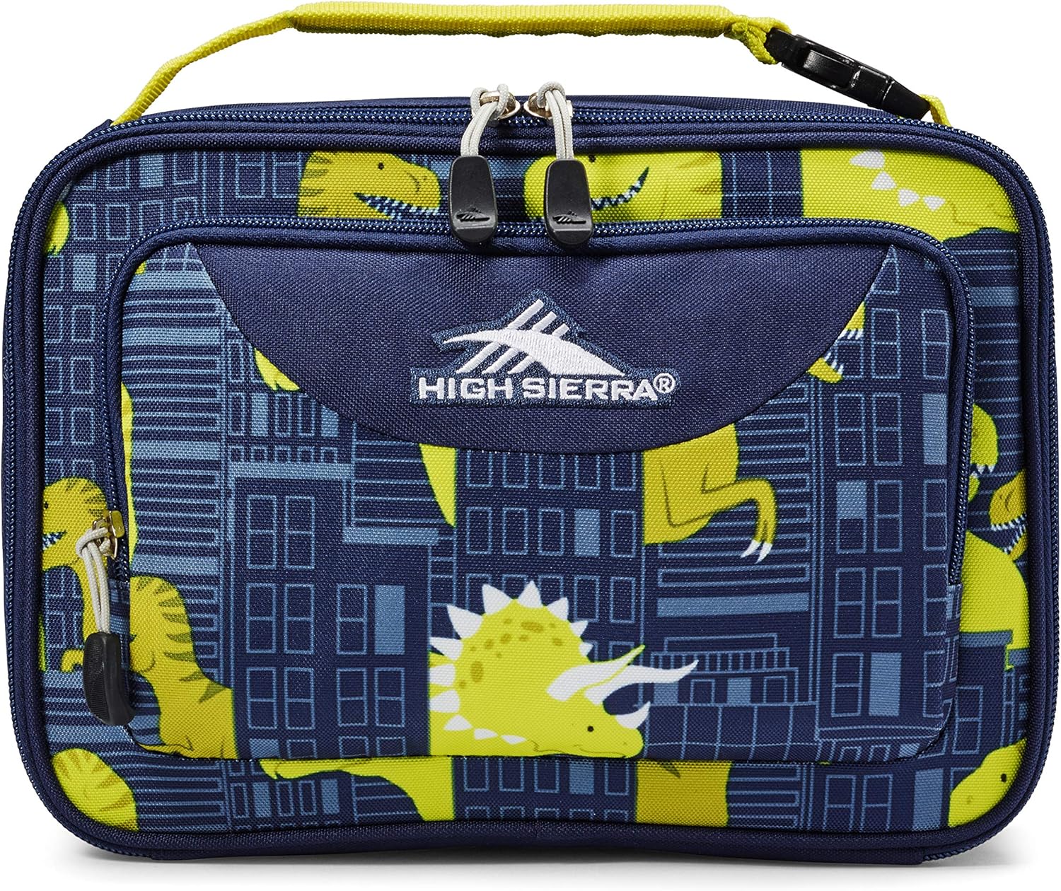 High Sierra Single Compartment Lunch Bag, One Size, Dino City