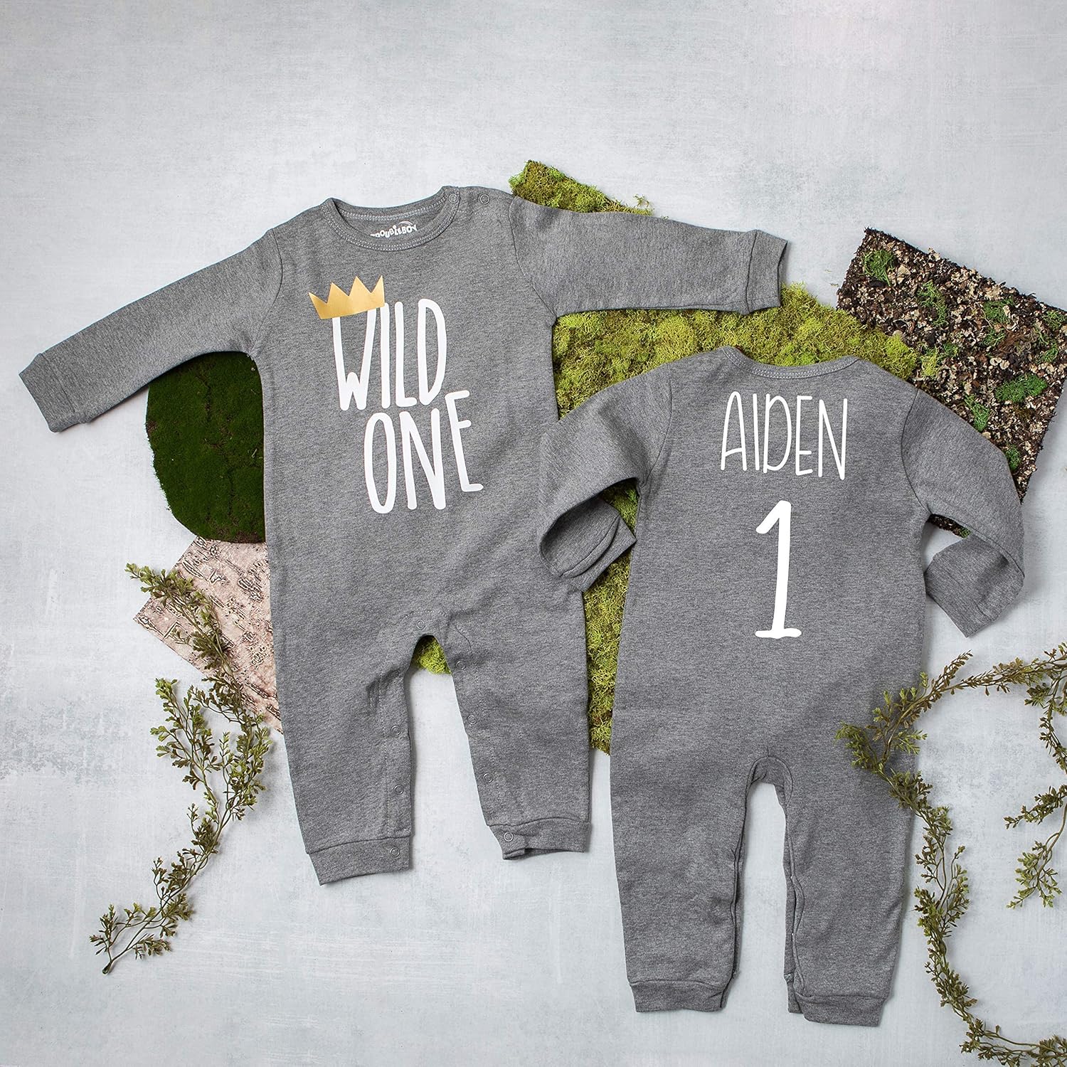 wild one cake smash outfit boy