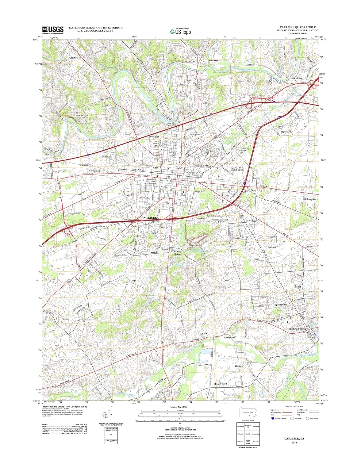 28 Map Of Carlisle Pa - Maps Online For You