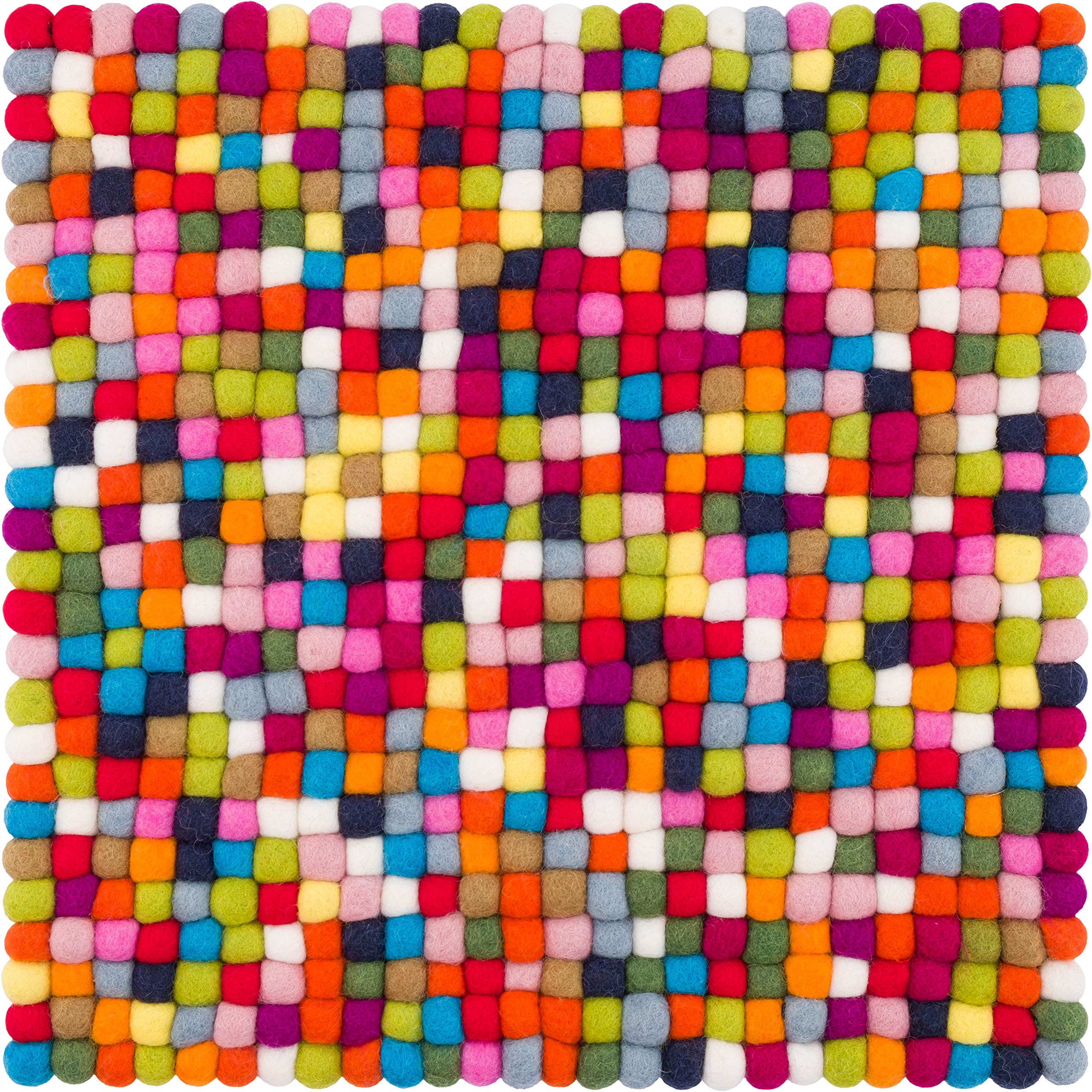 myfelt Lotte Wool, Multi-Colour, 36 x 36 cm