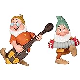 Hallmark Keepsake Disney Princess Christmas Ornaments 2024, Snow White and the Seven Dwarfs Bashful and Doc, Set of 2
