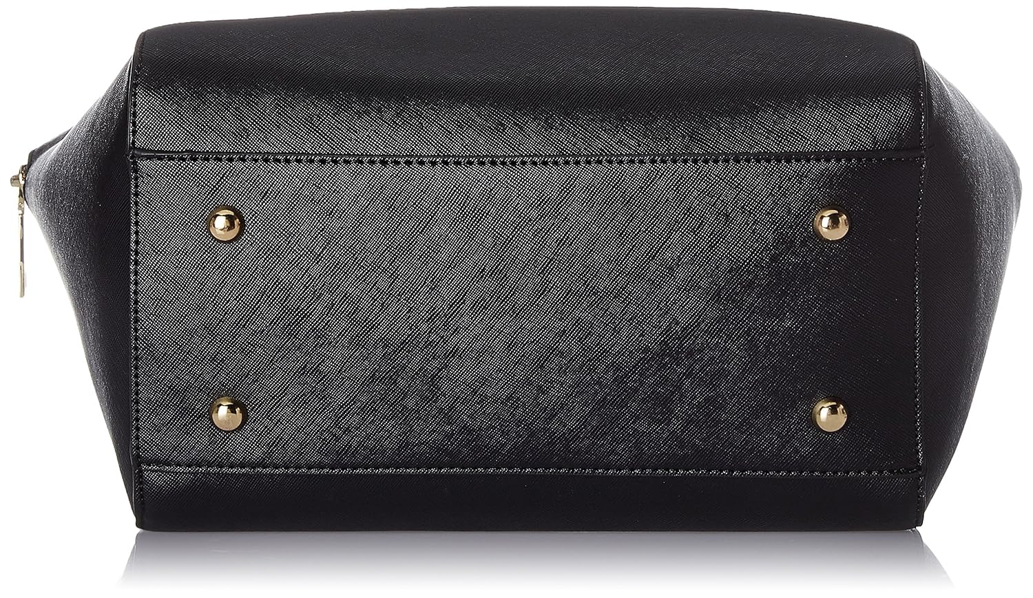 cathy london women's handbag, material- synthetic leather, colour- black