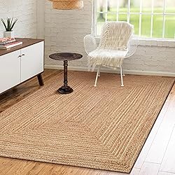 Savi Home Natural Jute Rug 3x5 Ft – Handwoven