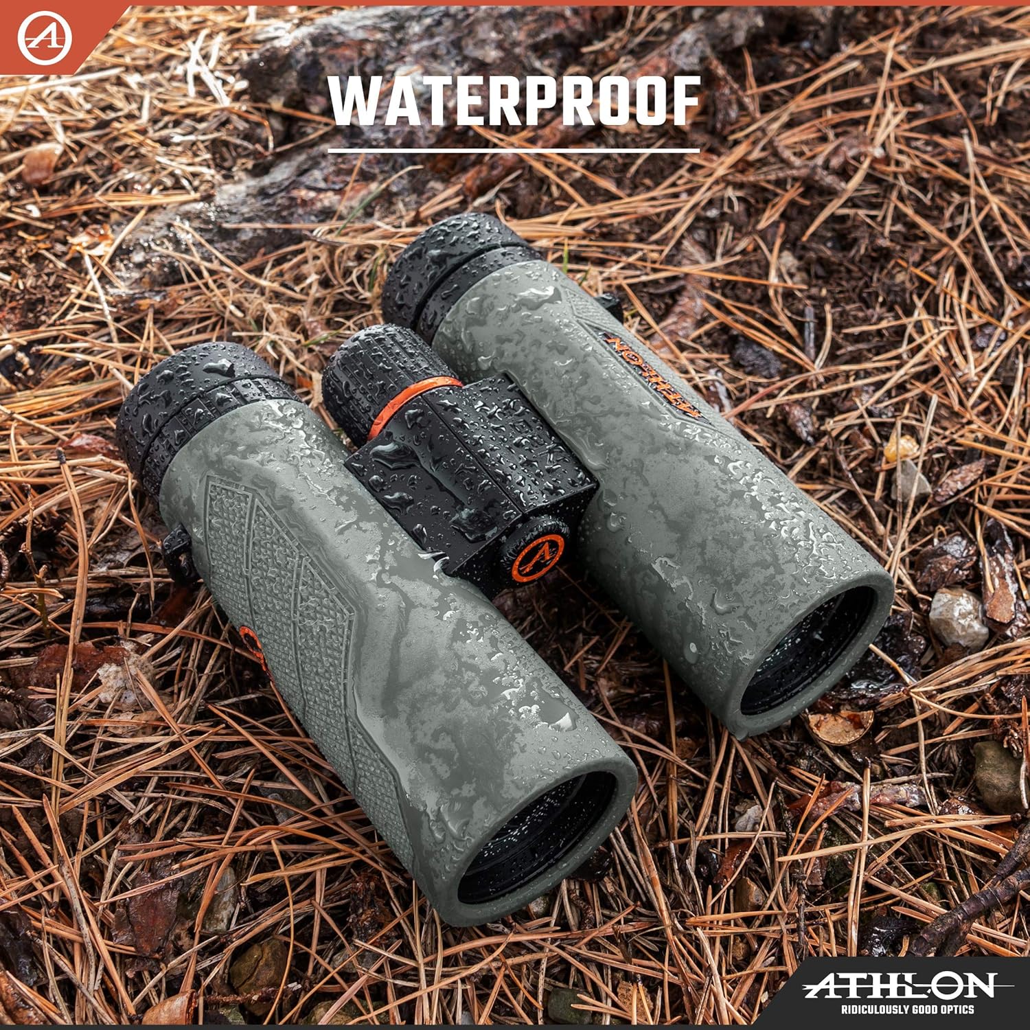 Athlon Optics Neos G2 HD Binocular - 8x42, Gray, Black: Sports & Outdoors